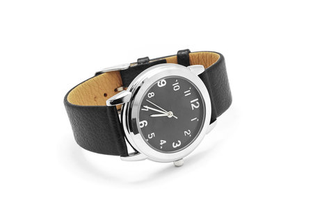 wrist watch on white background