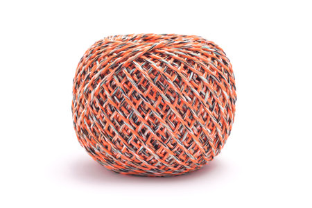string ball isolated on white