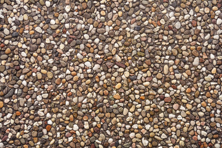 natural pebbles pattern texture decorationの写真素材