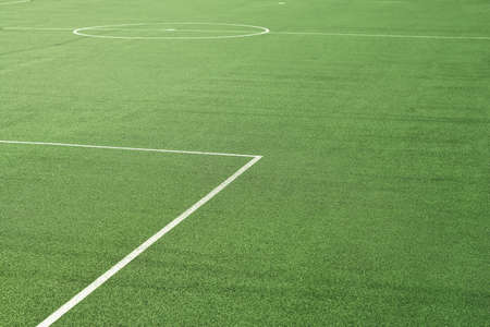 synthetic sport soccer field surfaceの写真素材