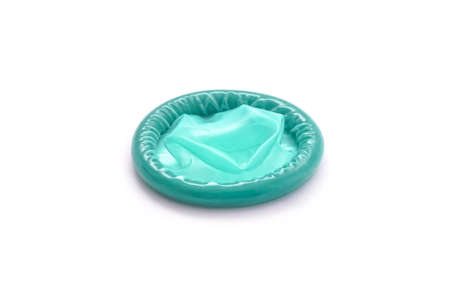 Condom closeup studio isolatedの写真素材