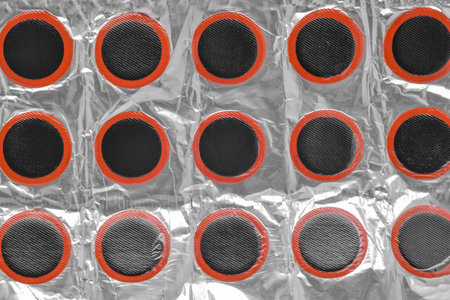 bicycle tire patch set background
