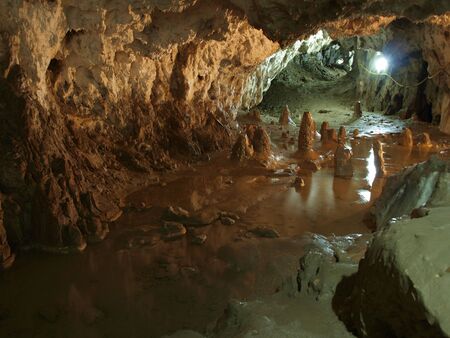 The Cave of Pahomie from Polovragiの写真素材