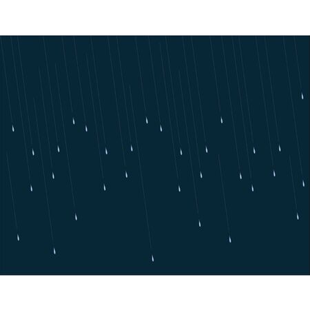 Raindrops in the night backgroundのイラスト素材