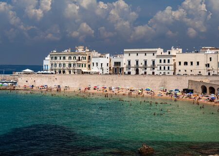 Summer holiday on the beach in Italyの写真素材