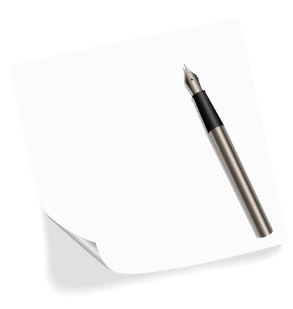 Illustration of a sheet of paper with space for your textのイラスト素材