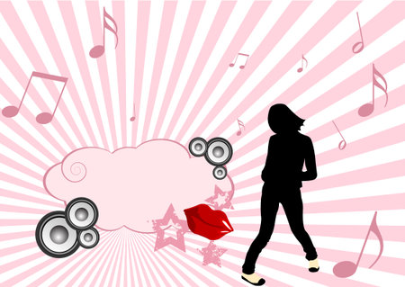 Grunge illustration with space for your textのイラスト素材