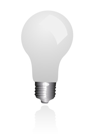Illustration of an economic light bulb isolated on white backgroundのイラスト素材