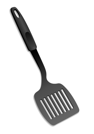 Retail Illustration of a spatula isolated on white backgroundのイラスト素材