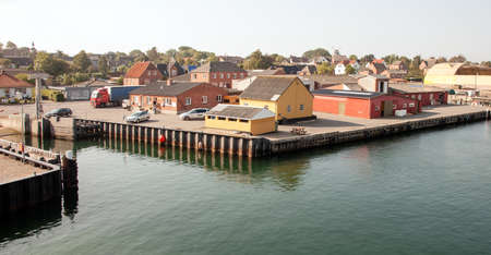 Harbor on Aero island, Denmarkの写真素材