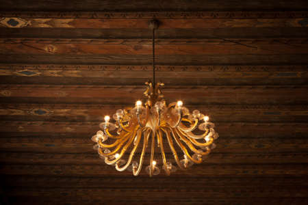 Beautiful Swedish chandelier from Stockholm, Swedenの写真素材