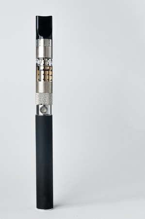 Electronic cigarette on clear backgroundの写真素材