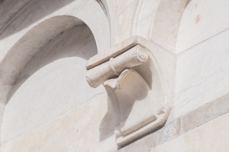 Chatedral of St. Andrea. Carrara. Tuscany. Italy.の写真素材