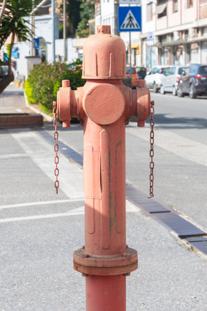 Hydrant column for fire brigade emergency attackの写真素材