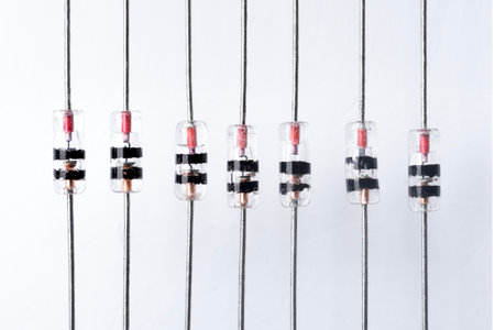 Vintage germanium diode setの写真素材