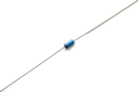 BAT41 Schottky diode isolated on white background