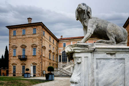 Castle of Govone in Piedmont, Italyの写真素材