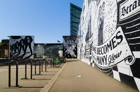 Strasbourg, France - July 12, 2020: External view of Strasbourg Museum of Modern and Contemporary...