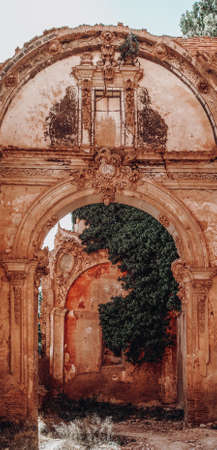 Chapel of the convent of San Agustin de Belchiteの写真素材