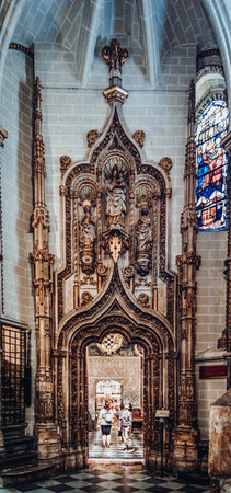 Interior door of the cathedral of Toledo