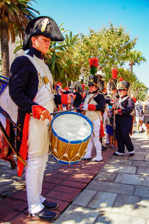 Representation of Napoleonic soldiers in Ajaccioのeditorial素材