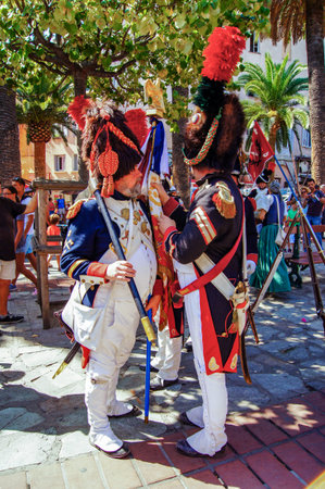 Representation of Napoleonic soldiers in Ajaccioのeditorial素材