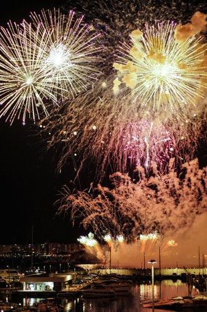 Famous Blanes fireworks contest