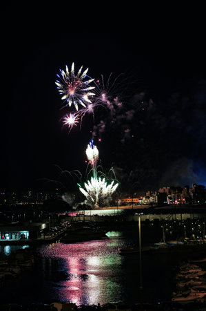 Famous Blanes fireworks contest