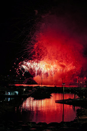 Blanes famous annual fireworks contest