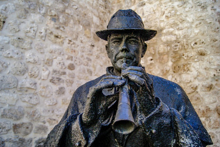Statue dedicated to the musicians of Burgos