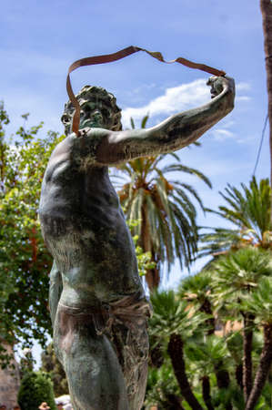 Monument of the slinger in Palma de Mallorcaのeditorial素材