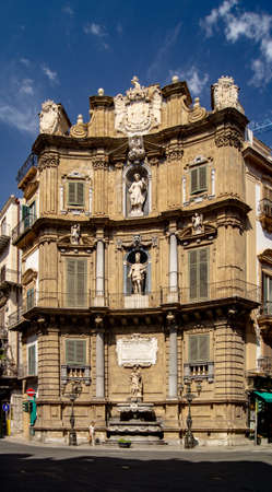 Detail of one of the four corners of Palermoのeditorial素材