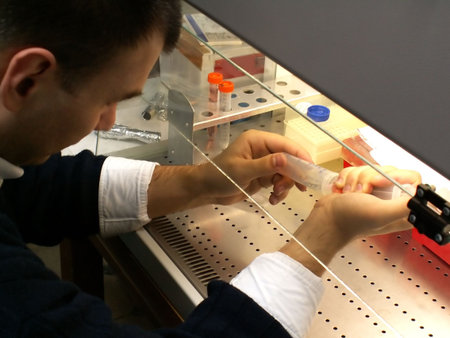 scientist at work