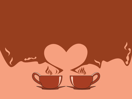 A cup of loveのイラスト素材