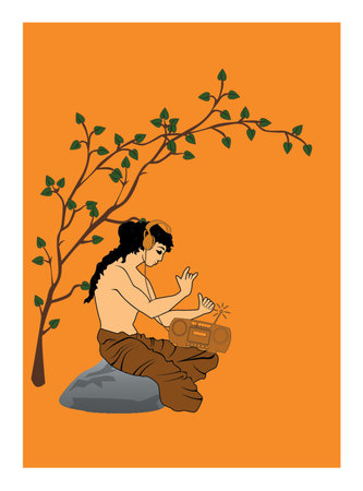 Vector Greek sceneのイラスト素材