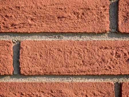 Red bricks wall pattern. Brick wall background texture.