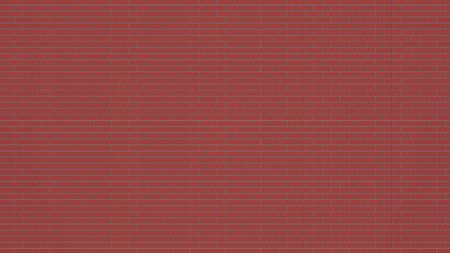 Wall made of red brickd. Red bricks seamless texture.の写真素材
