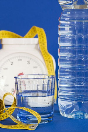 conceptual photo of staying on a dietの写真素材