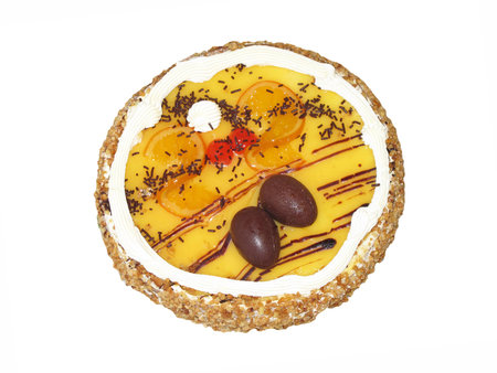   cake with Easter eggs                             