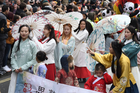 London, United Kingdom, 25th of January 2020: Chinese New Year is the Chinese festival that...