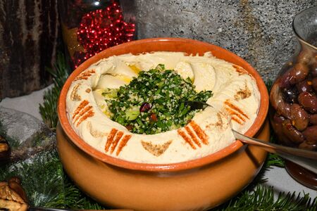 Food selection during Sunday brunch buffet in hotel. Fresh Food Buffet Brunch Catering Dining Eating Party Sharing Conceptの写真素材