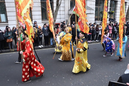 London, United Kingdom, 25th of January 2020: Chinese New Year is the Chinese festival that...