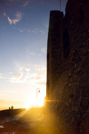 Capalbio, a picturesque village located in Tuscany, Italy.の写真素材