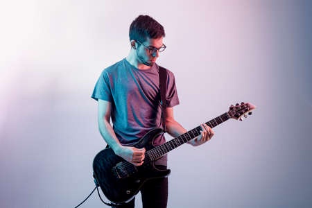 brutal color music performanceの写真素材