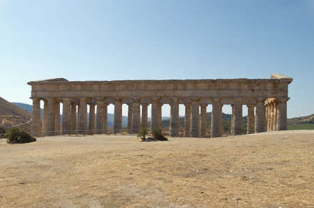 greek temples in italyの写真素材