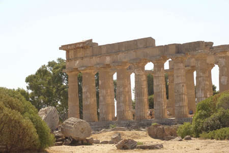 archaeological site of selinunteのeditorial素材