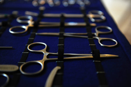 Group of surgical instrumentsの写真素材