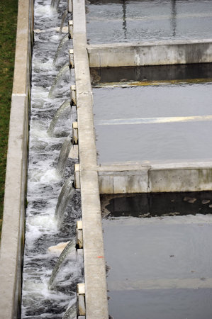Wastewater treatment plantの写真素材