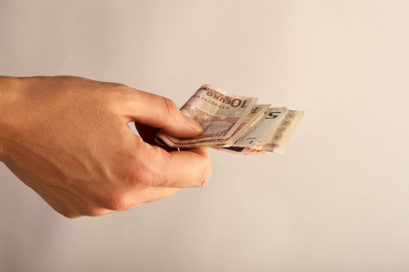 Paying money