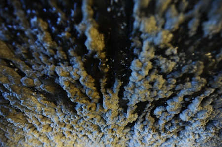 Interior of a salt mine in Romaniaの写真素材